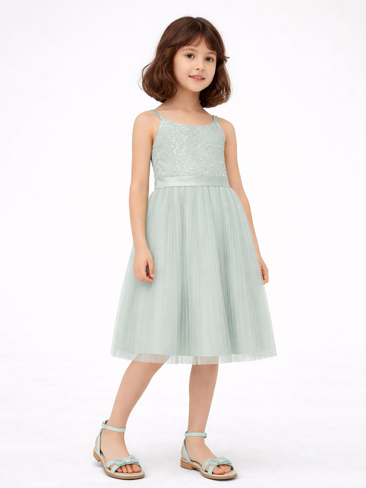 Παιδικό φόρεμα με παγιέτα | 46-226280-7