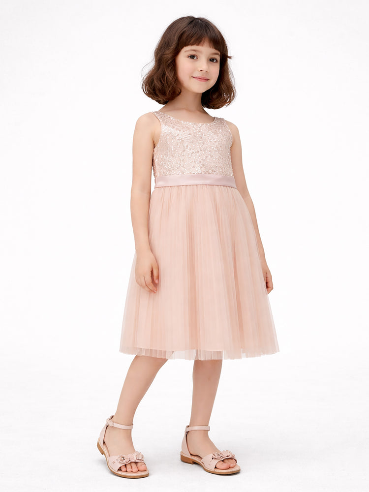 Εφηβικό φόρεμα με παγιέτα | 46-226280-7