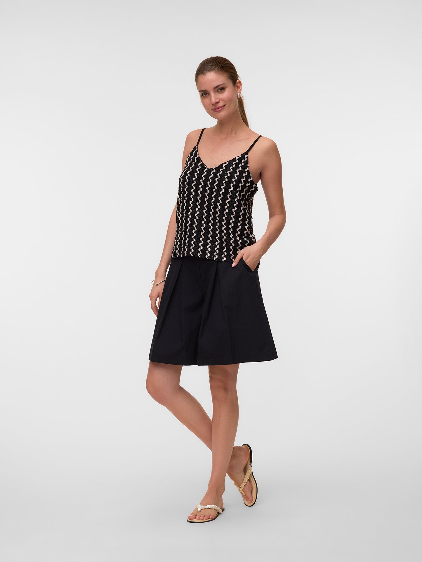 Γυναικείο top πλεκτό VMKINEA SINGLET TOP 10346105 | 10346105