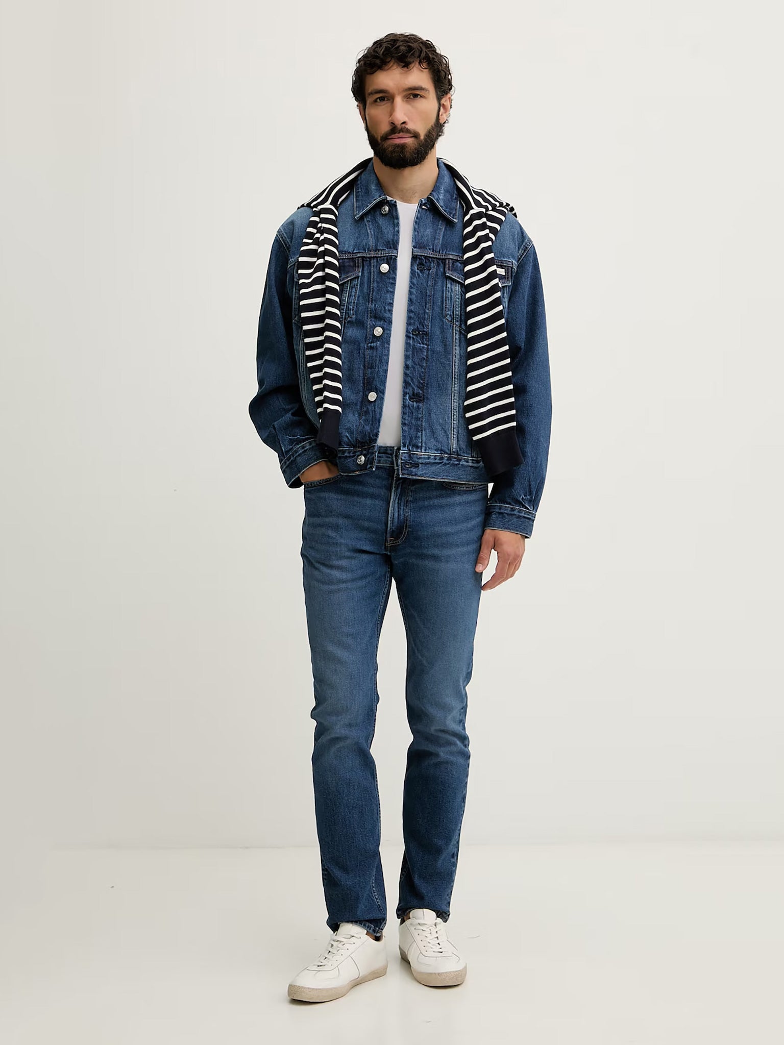 Ανδρικό παντελόνι τζιν SLIM HAMPTON JEAN LV04RB735GASA | LV04RB735GASA