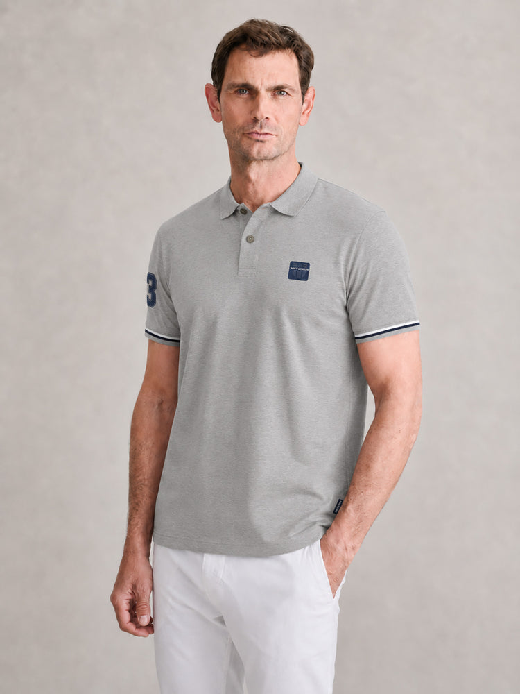 Ανδρικό polo μελανζέ 24GE.814/YL | 24GE.814/YL