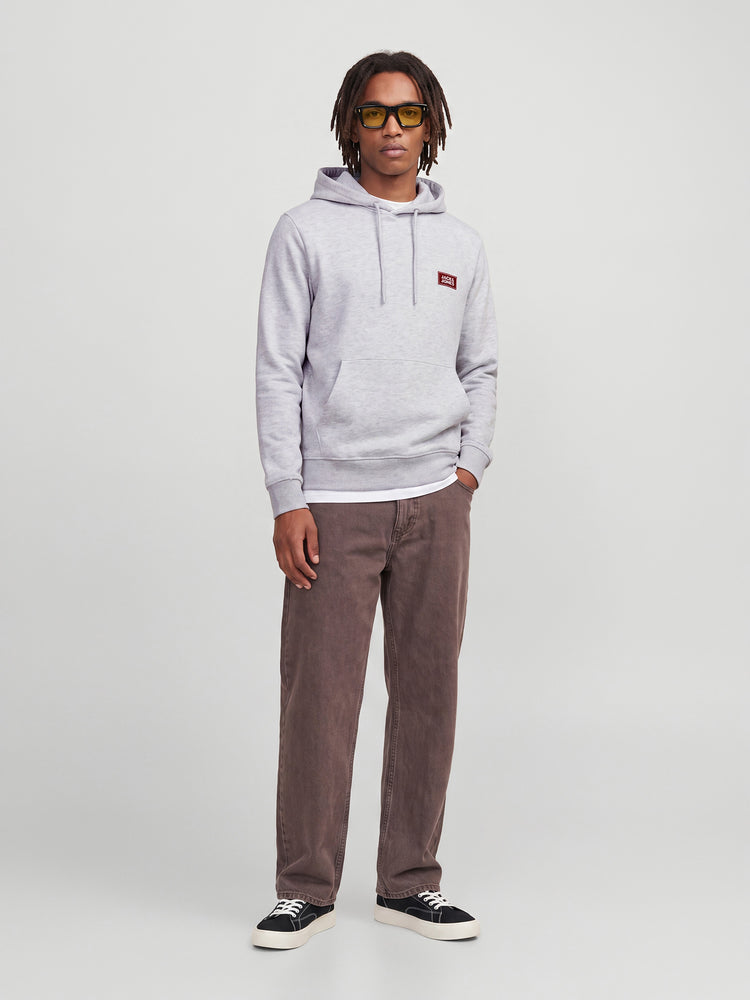 Ανδρική μπλούζα φούτερ μελανζέ JJRUSH SWEAT HOOD 12298428 | 12298428