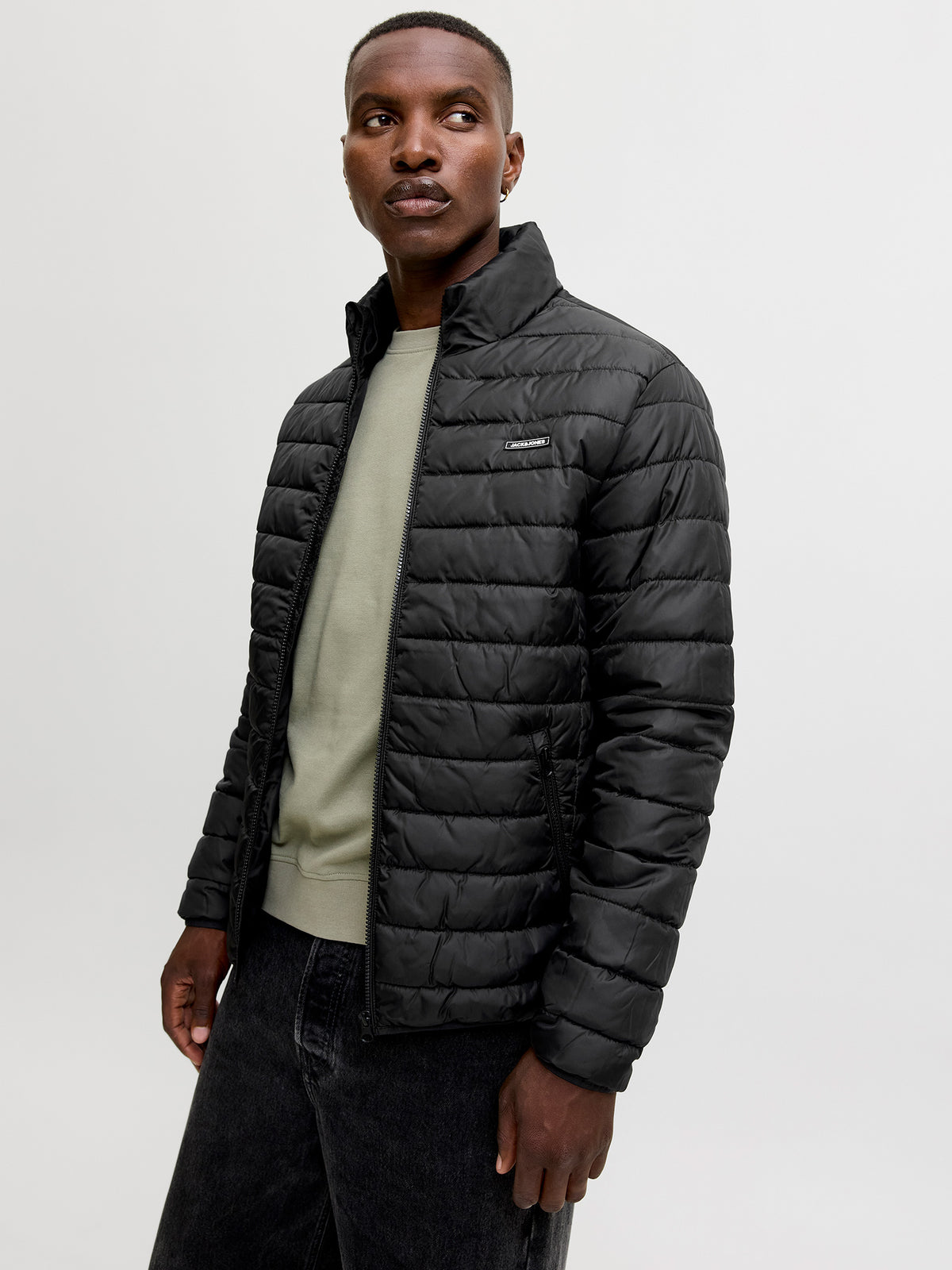 Ανδρικό μπουφάν puffer JJELVIS LIGHT PUFFER COLLAR 12299190 | 12299190