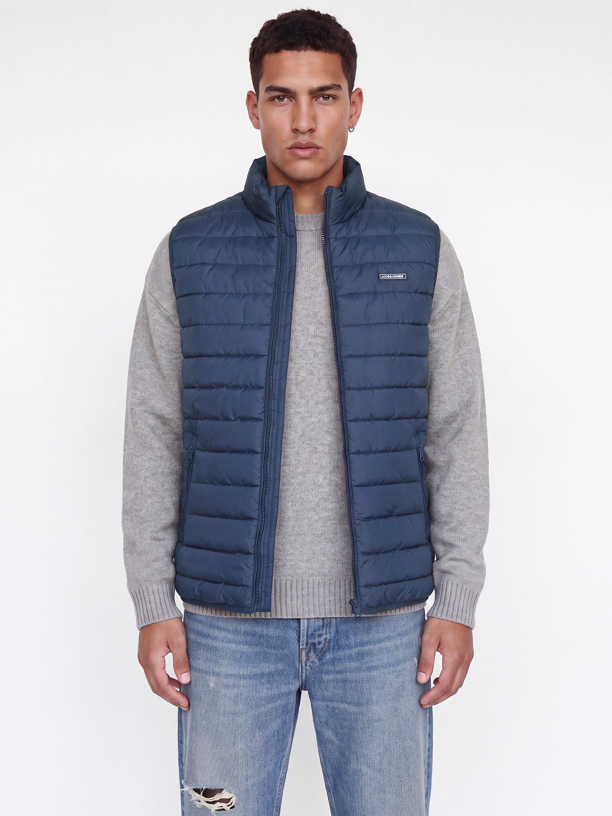 Ανδρικό γιλέκο JJELVIS LIGHT BODYWARMER COLLAR 12299201 | 12299201