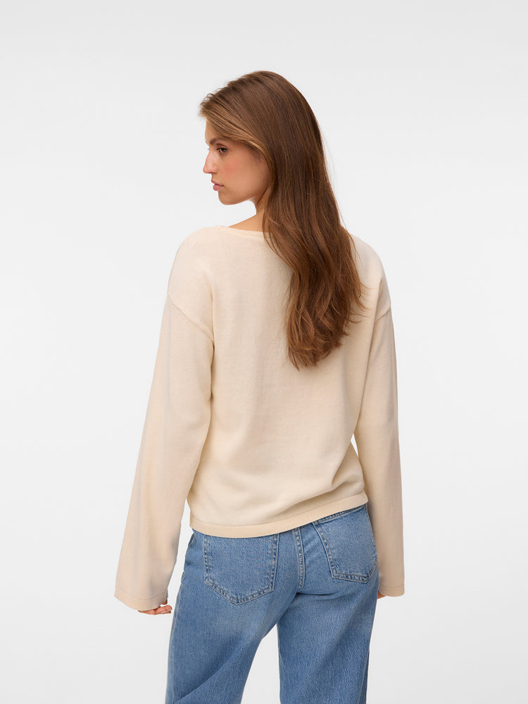 Γυναικεία μπλούζα πλεκτή VMNOMA LS BOATNECK PULLOVER NOOS 10347970 | 10347970