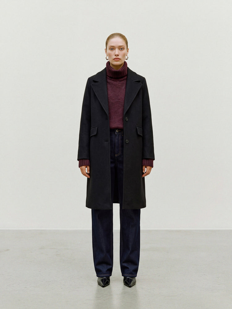 Γυναικείο παλτό VMUNA LONG WOOL BLEND COAT NOOS 10348593 | 10348593