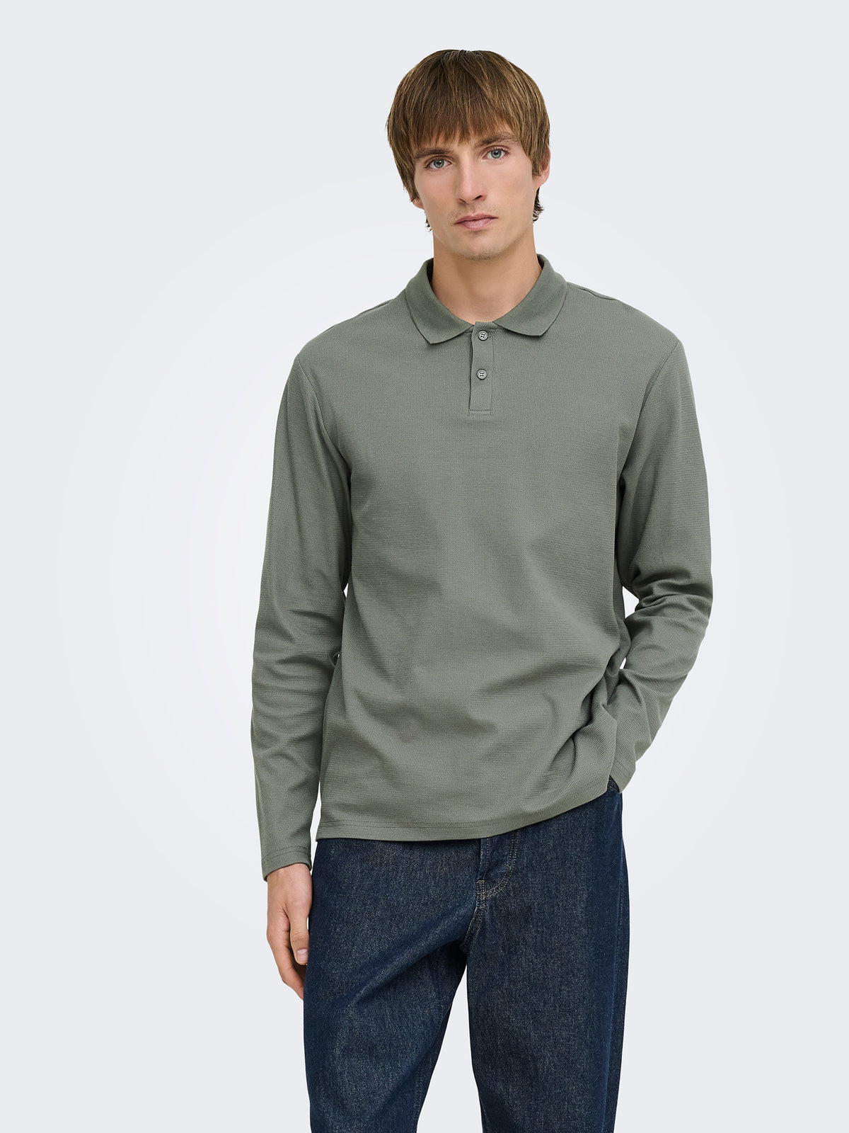 Ανδρικό polo ONSBEN REG LS STRUCT POLO 22039469 | 22039469