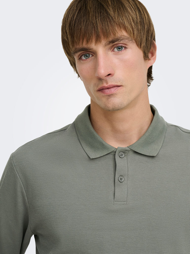Ανδρικό polo ONSBEN REG LS STRUCT POLO 22039469 | 22039469
