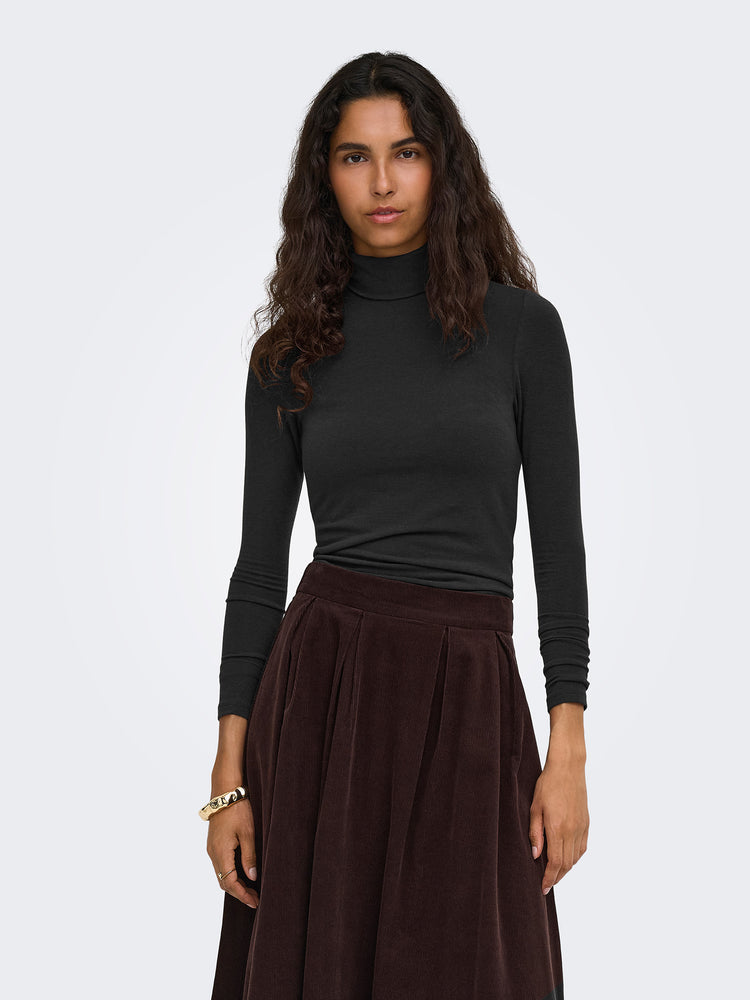 Γυναικεία μπλούζα ζιβάγκο ONLGLAMOUR L/S ROLL-NECK TOP JRS NOOS 15380914 | 15380914
