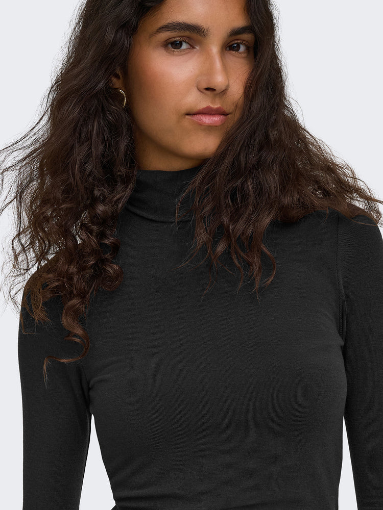 Γυναικεία μπλούζα ζιβάγκο ONLGLAMOUR L/S ROLL-NECK TOP JRS NOOS 15380914 | 15380914