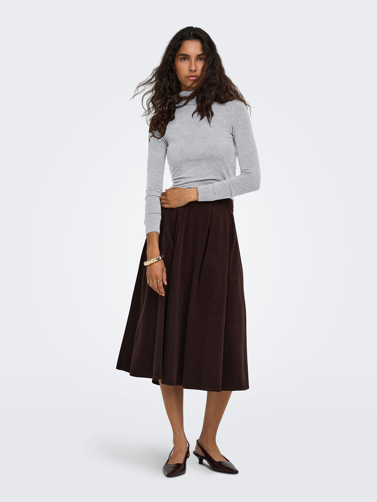 Γυναικεία μπλούζα ζιβάγκο ONLGLAMOUR L/S ROLL-NECK TOP JRS NOOS 15380914 | 15380914