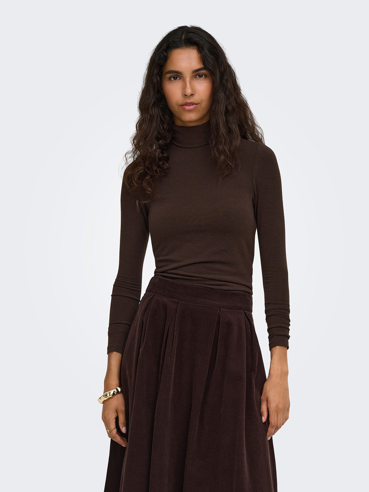 Γυναικεία μπλούζα ζιβάγκο ONLGLAMOUR L/S ROLL-NECK TOP JRS NOOS 15380914 | 15380914