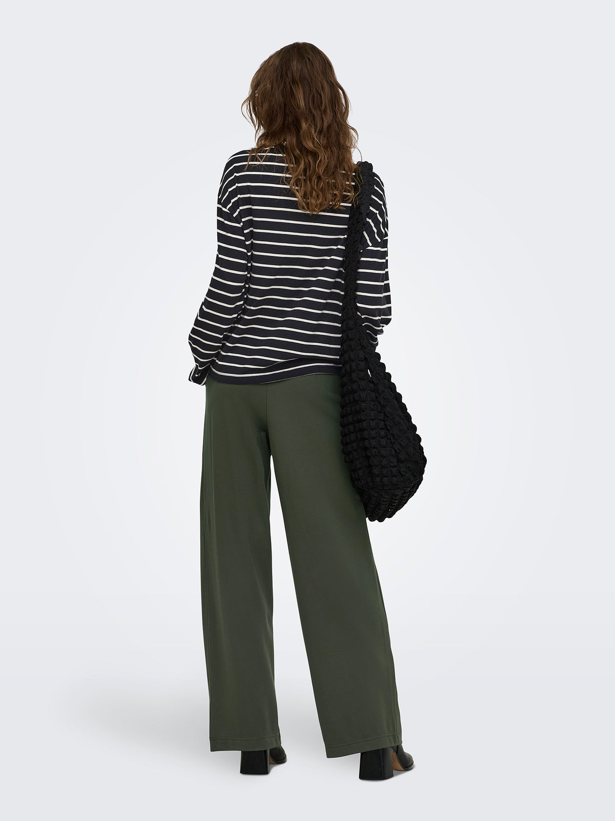 Γυναικεία μπλούζα ONLHAPPY L/S O-NECK STRIPE TEE JRS 15382466 | 15382466