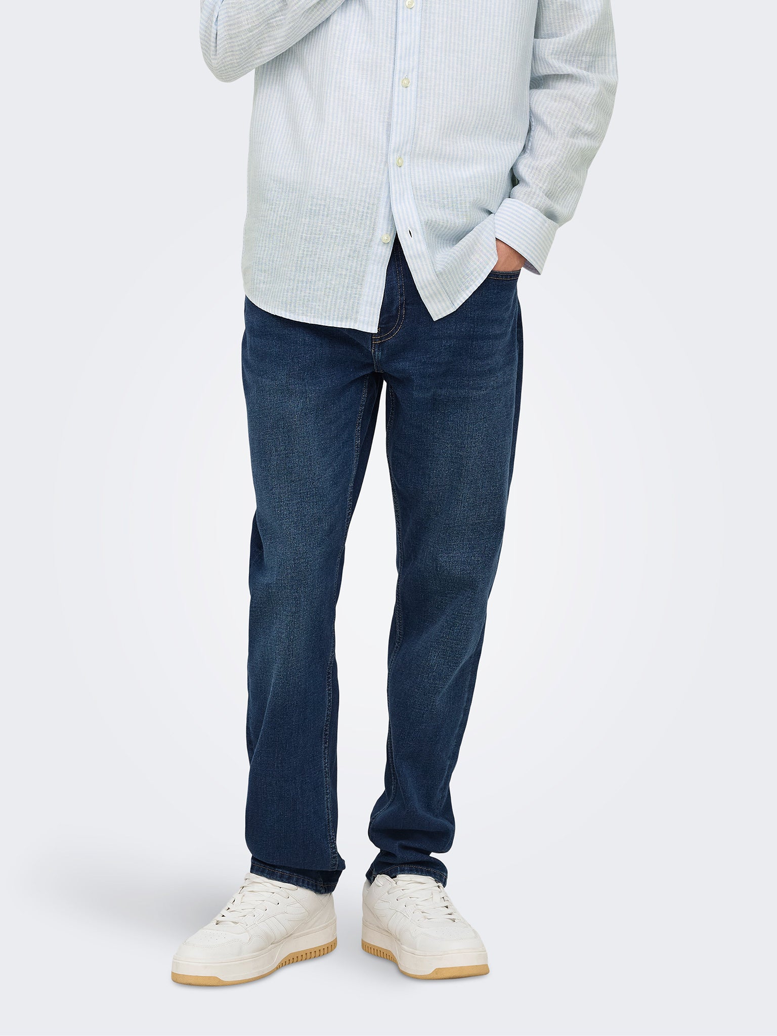 Ανδρικό παντελόνι τζιν ONSWEFT REG 7900 EY BOX JEANS NOOS 22027900 | 22027900