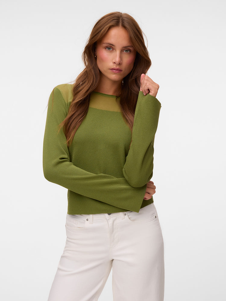 Γυναικεία μπλούζα (Sphagnum) VMCRICKET LS O-NECK PULLOVER 10350232 | 10350232