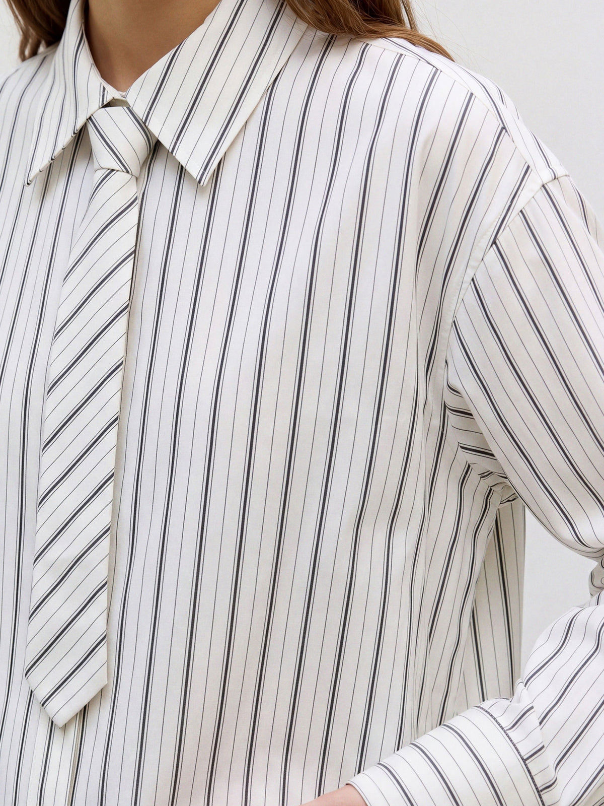 Γυναικείο πουκάμισο με γραβάτα VMANYA LS LOOSE TIE SHIRT WVN 10351721 | 10351721