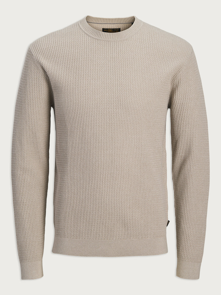 Ανδρική μπλούζα πλεκτή JPRBLUSTANLEY KNIT CREW NECK 12305682 | 12305682
