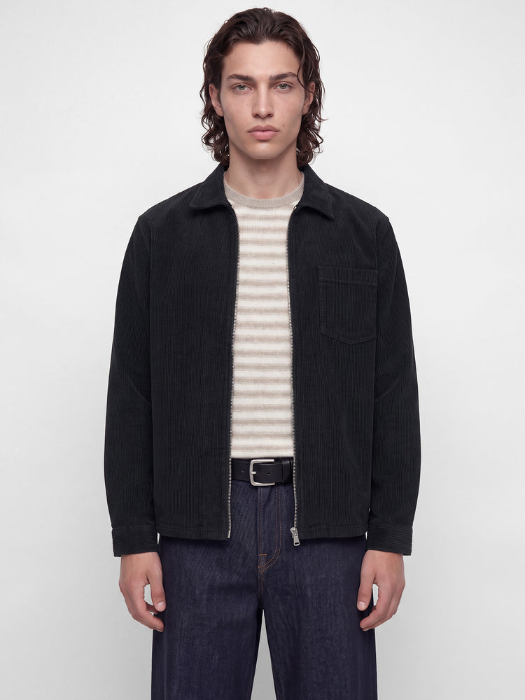 Ανδρικό πουκάμισο overshirt JORTORONTO CORDUDOY ZIP SHIRT 12305993 | 12305993
