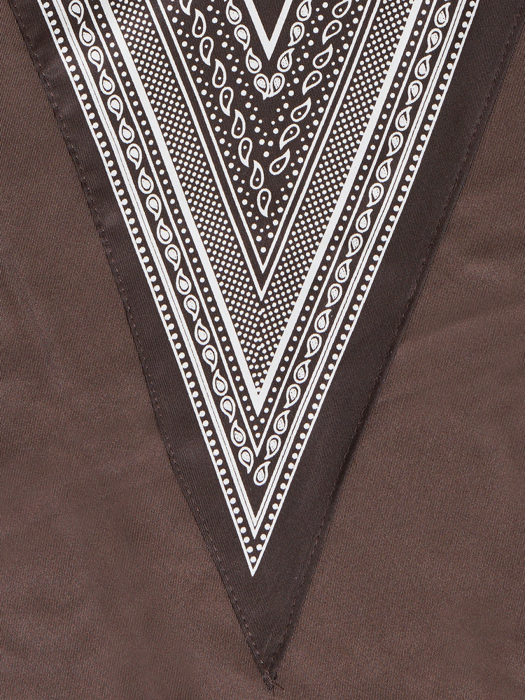 Γυναικείο κασκόλ με σχέδιο BYVIHANA Skjerf Java Paisley Scarf / Brown 20819610 | 20819610