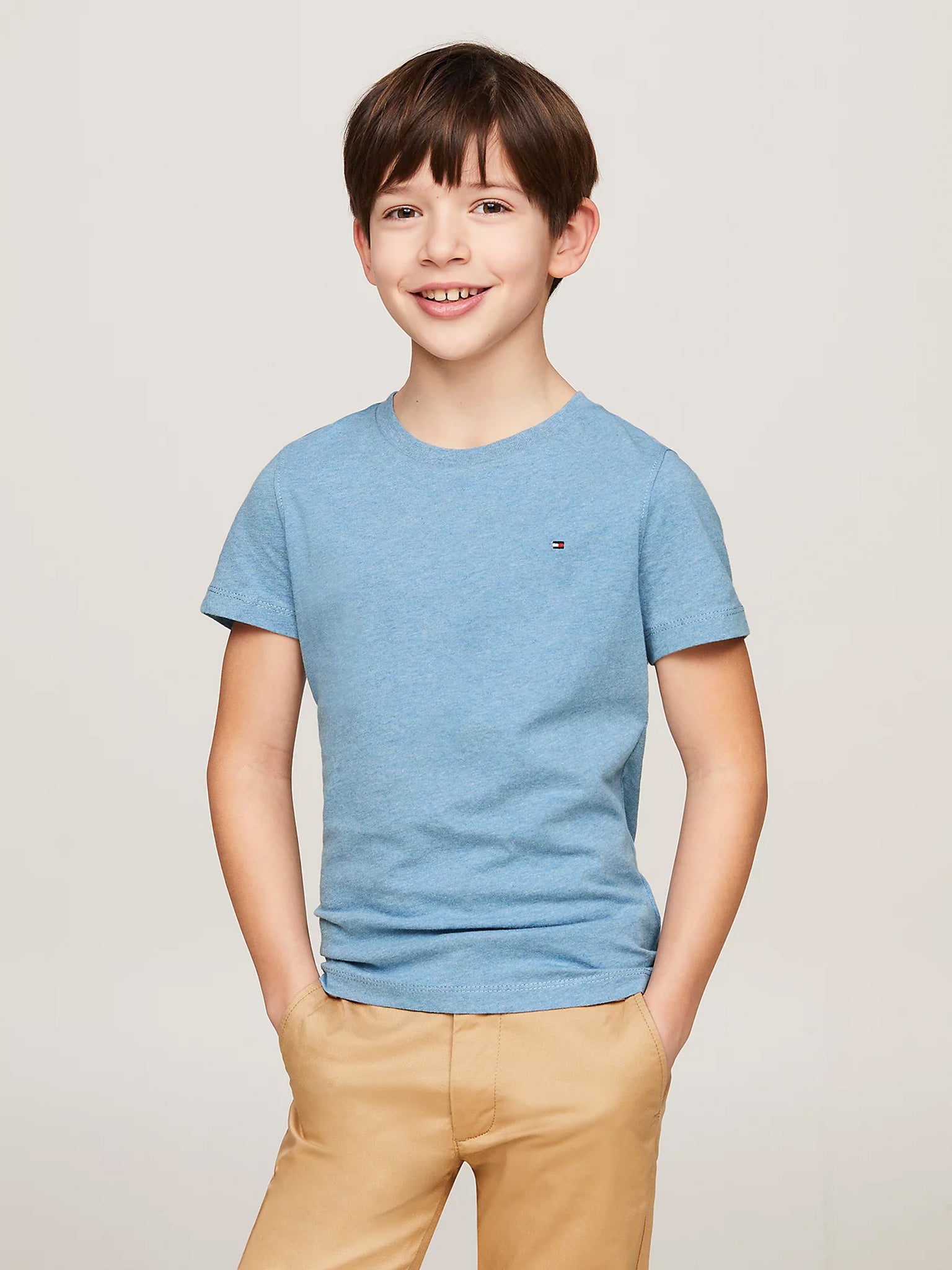 Παιδική μπλούζα BOYS BASIC CN KNIT S/S KB0KB04140408 | KB0KB04140408