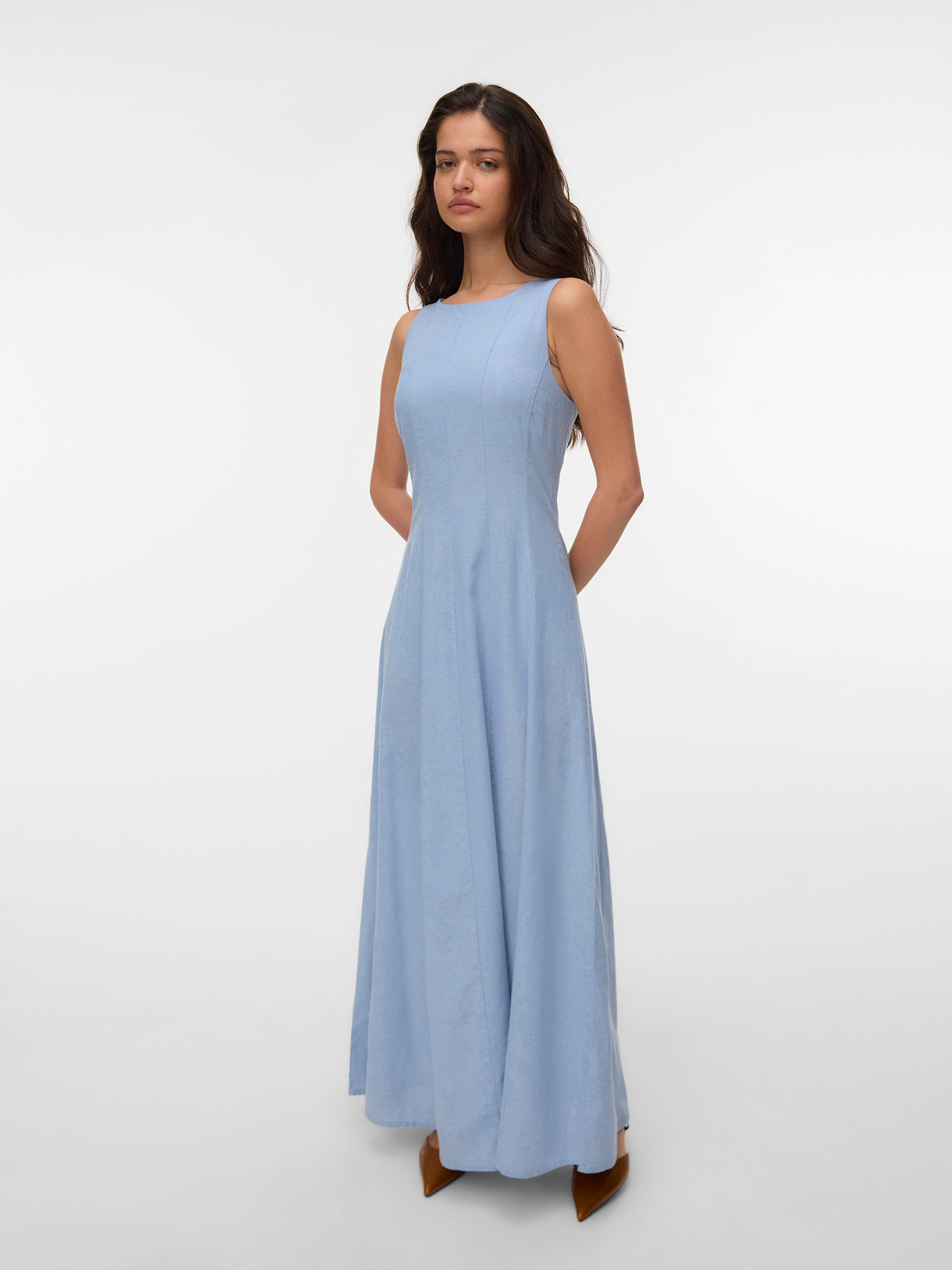 Γυναικείο φόρεμα VMNORMA SL MAXI CHAMBRAY DRESS 10346280 | 10346280