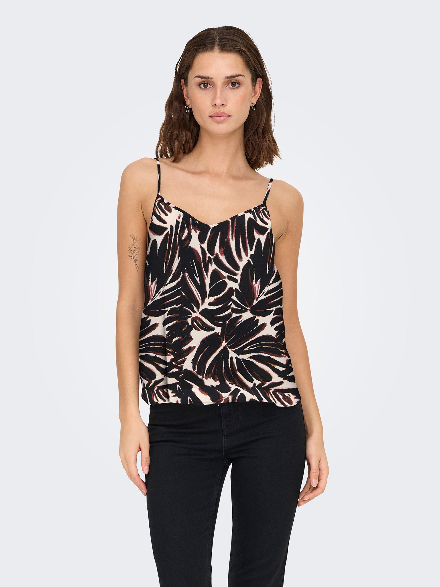 Γυναικείο top ONLNOVA LIFE VIS PARIS SINGLET WVN 15222159 | 15222159