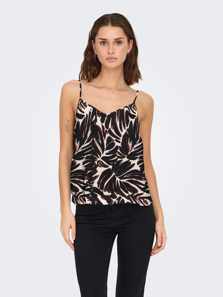 Γυναικείο top ONLNOVA LIFE VIS PARIS SINGLET WVN 15222159 | 15222159
