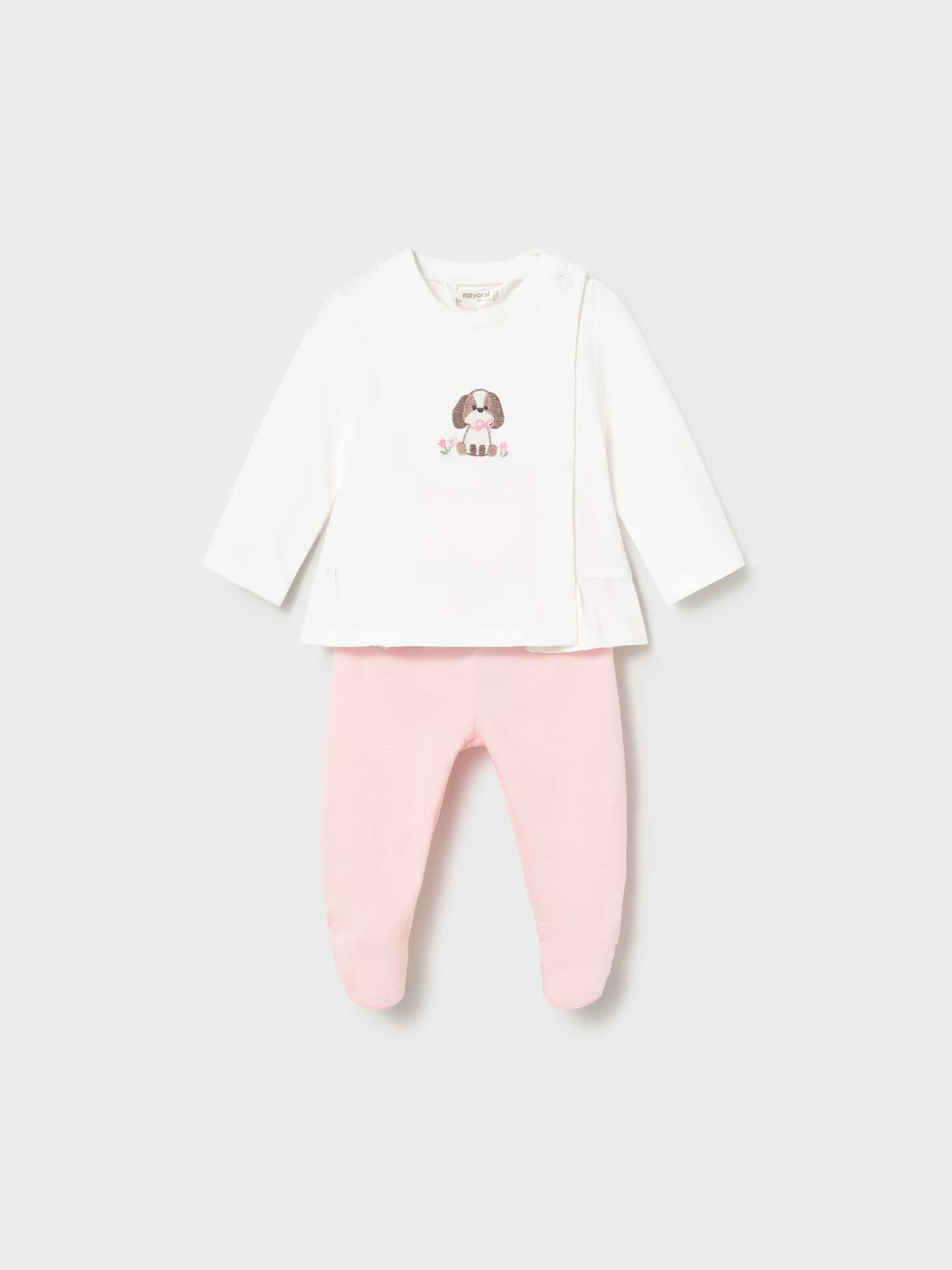 Βρεφικό σετ με παντελόνι κλειστό πέλμα | 26-01593-093