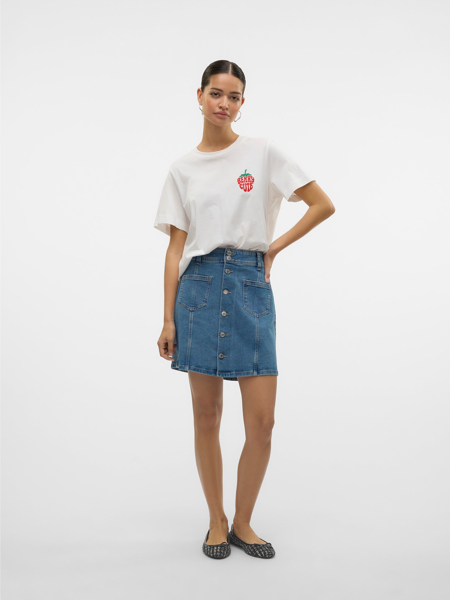 Γυναικείο t-shirt strawberry VMBERTA METTE SS TOP BOX JRS 10328168 | 10328168