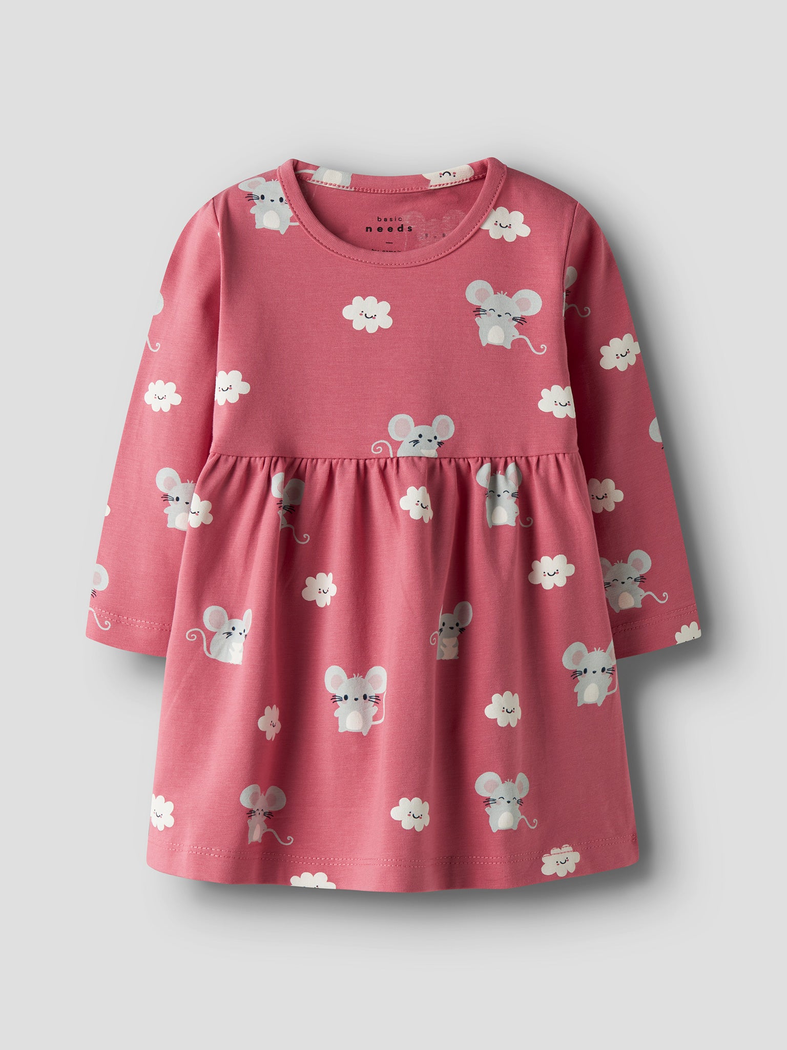 Βρεφικό φόρεμα μακό mouse NBFVANDORA LS DRESS BOX 13226057 | 13226057