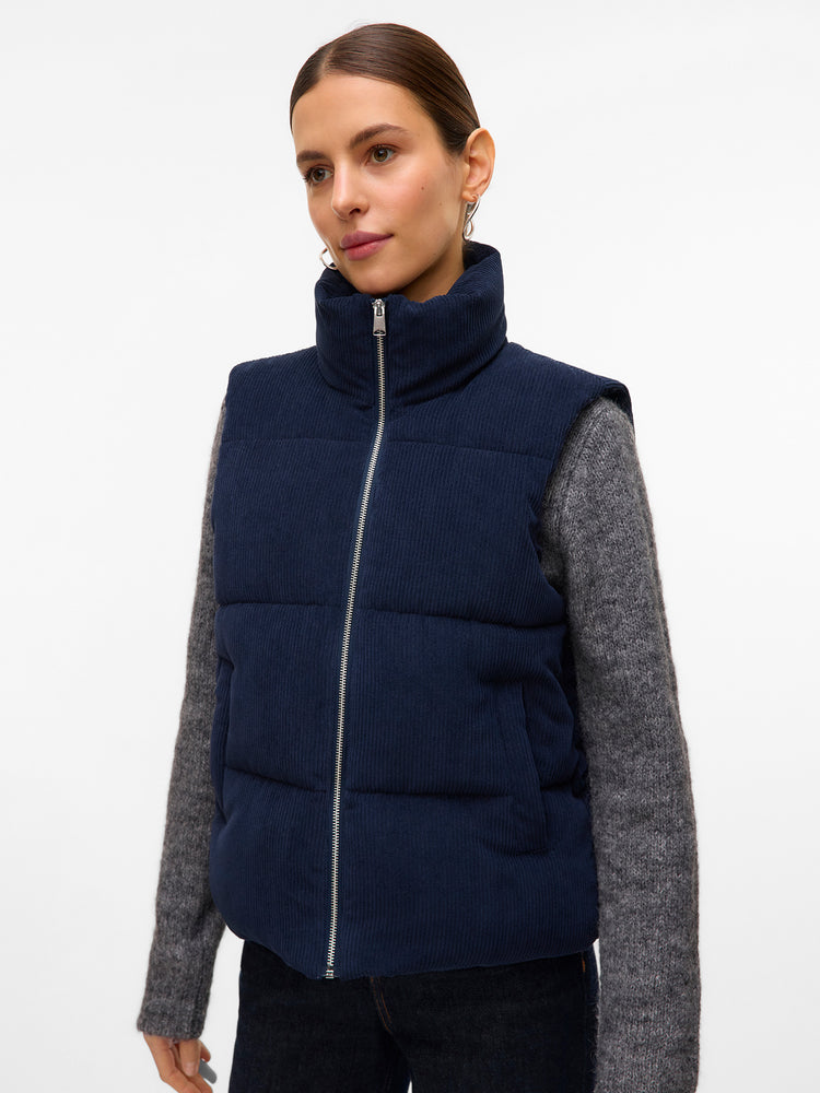 Γυναικείο γιλέκο κοτλέ VMDEBRA SHORT WAISTCOAT 10331994 | 10331994