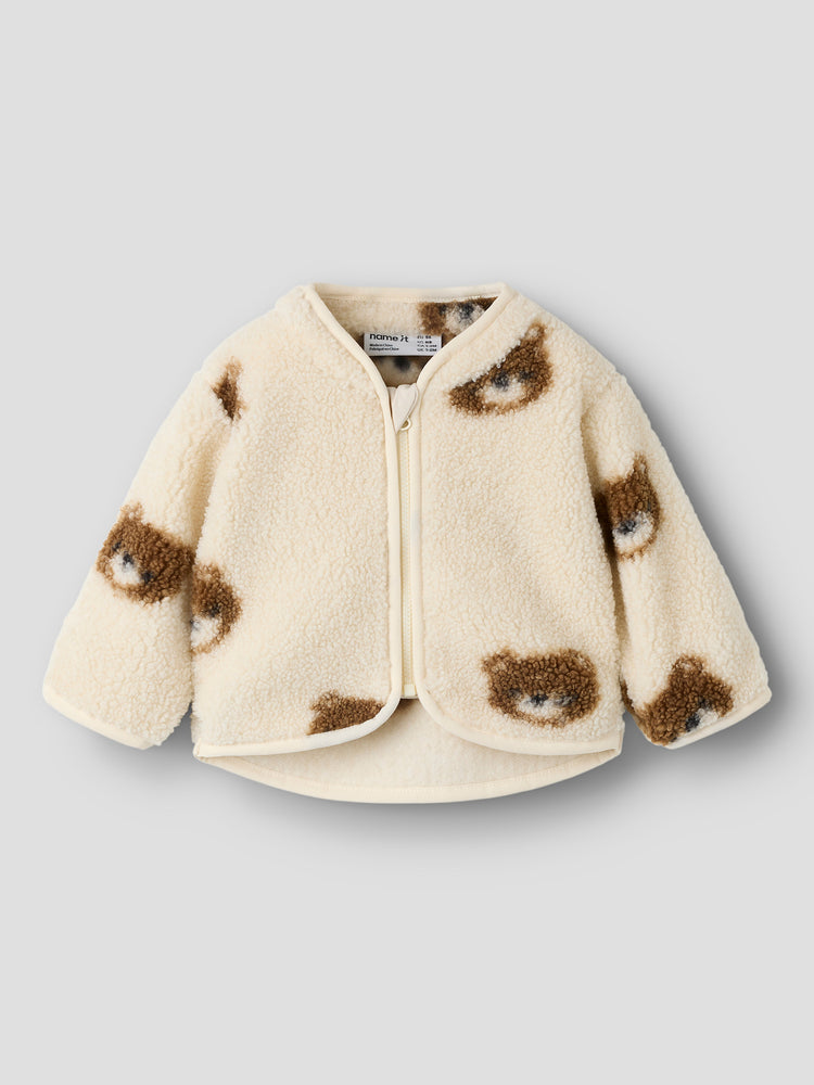 Βρεφική ζακέτα sheep NBMORLAJ TEDDY NREG JACKET 13262487 | 13262487