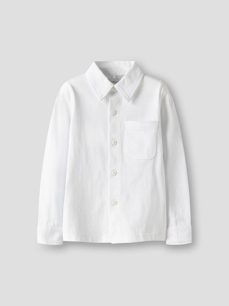 Παιδικό πουκάμισο βαμβακερό NMMRONALO LS JERSEY SHIRT 13249348 | 13249348