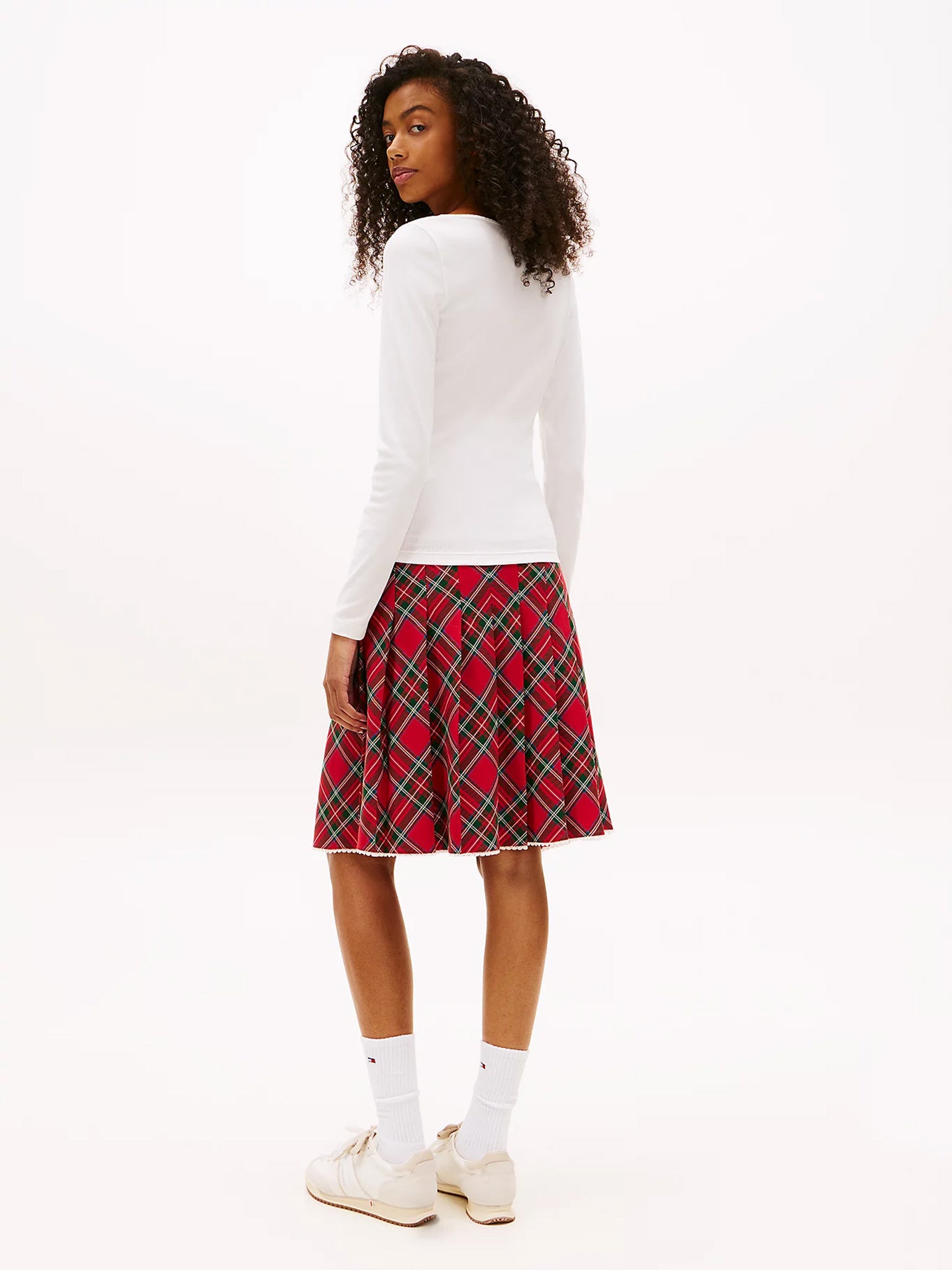 Γυναικεία μπλούζα TJW SLIM SOFT RIB LS TEE DW0DW21836YBL | DW0DW21836YBL