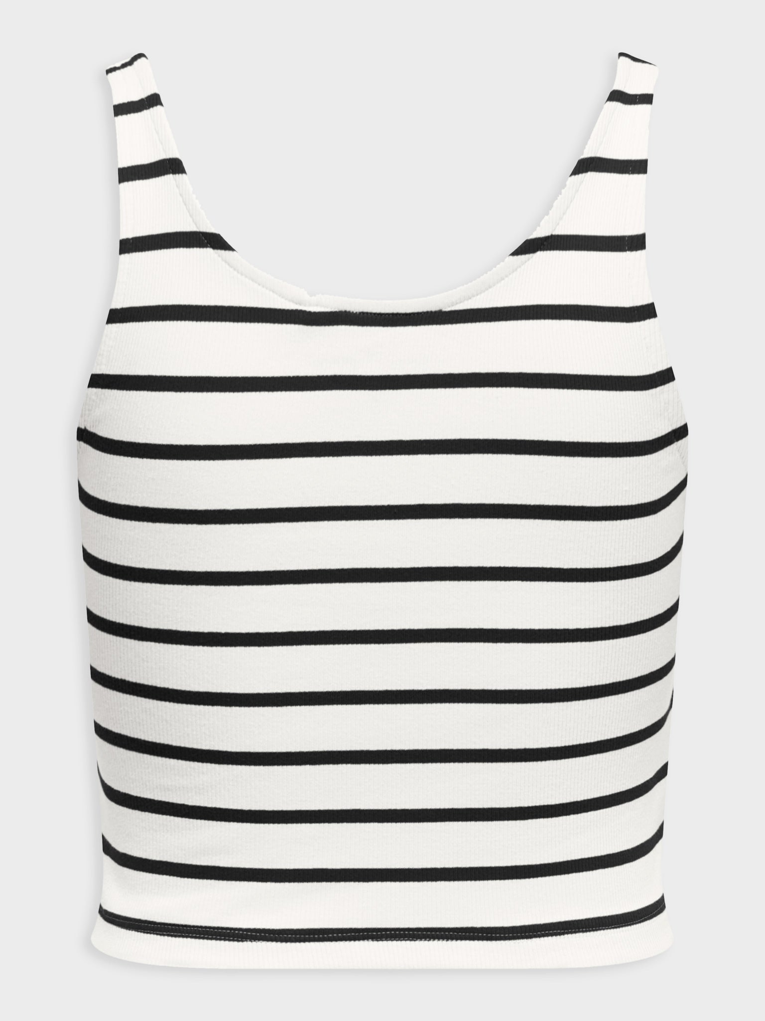 Γυναικείο top μαύρη ρίγα ONLFENJA S/L SHORT TOP JRS 15372171 | 15372171