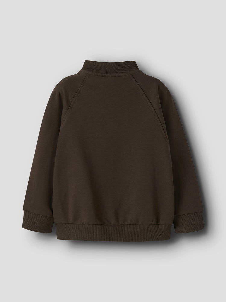 Παιδική μπλούζα φούτερ NMMOBIE LS NREG SWEAT BRU 13247921 | 13247921