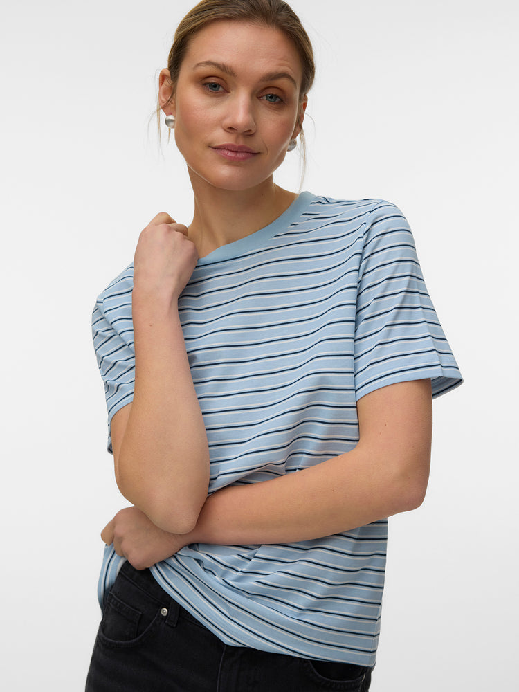 Γυναικείο t-shirt VMPAULINA STRIPE SS T-SHIRT JRS NOOS 10336075 | 10336075