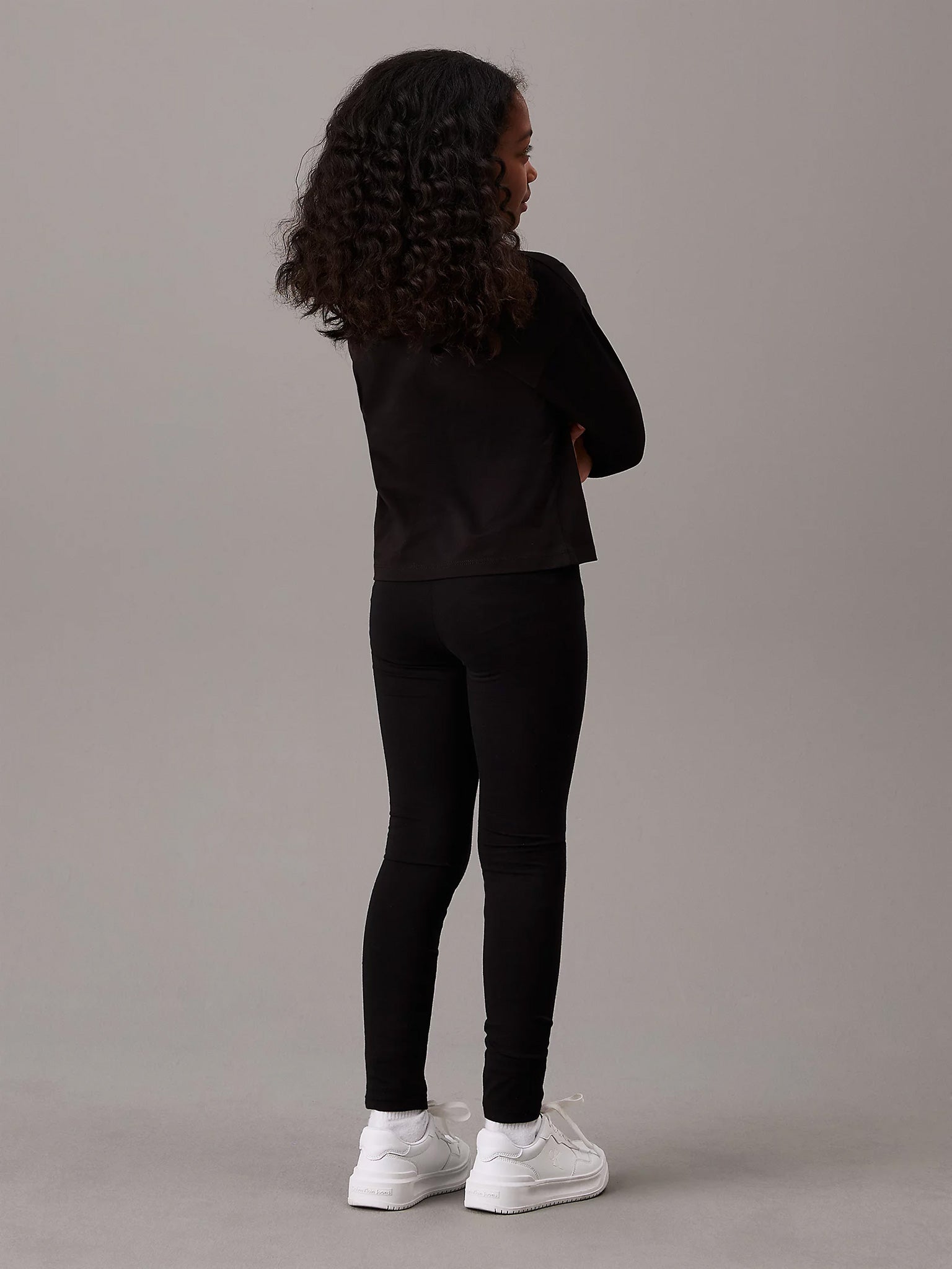 Παιδικό κολάν μακρύ CK LOGO LEGGING IG0IG02137BEH | IG0IG02137BEH