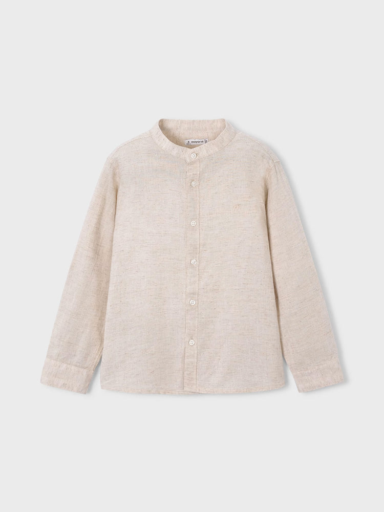 Παιδικό πουκάμισο γιακάς mao | 26-03118-032