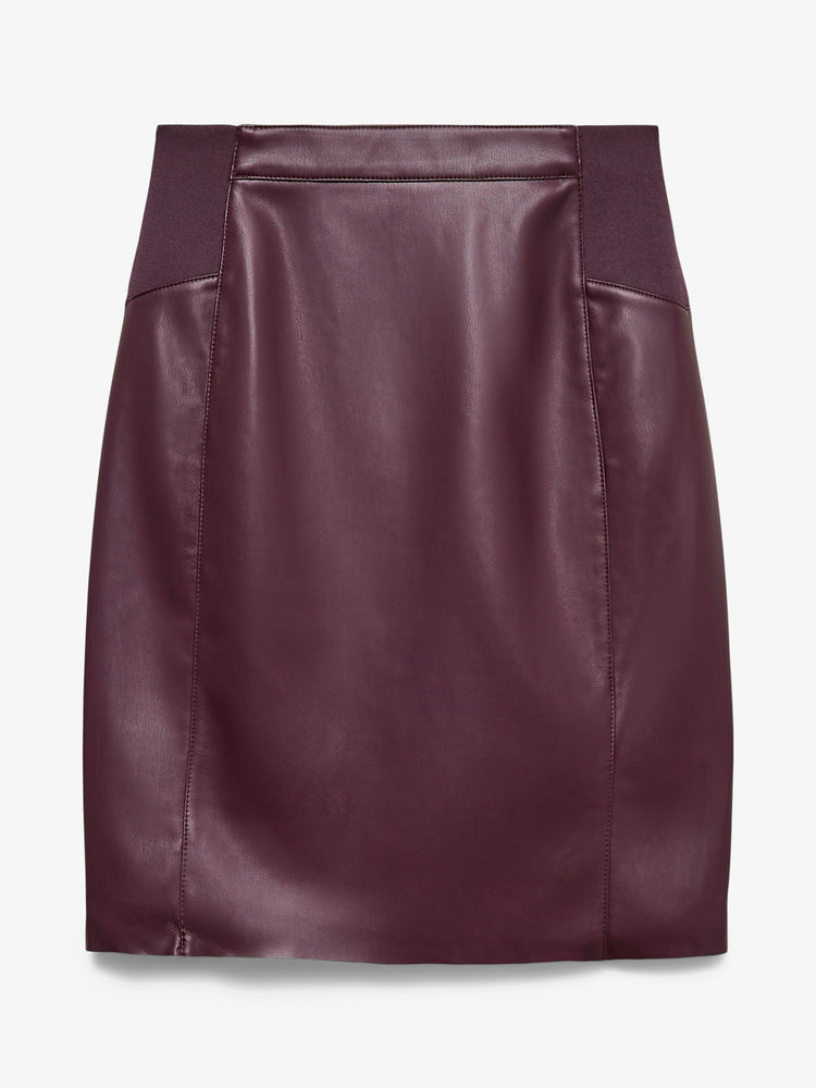 Γυναικεία φούστα δερματίνη VMBUTTERSIA HW COATED SKIRT NOOS 10218187 | 10218187