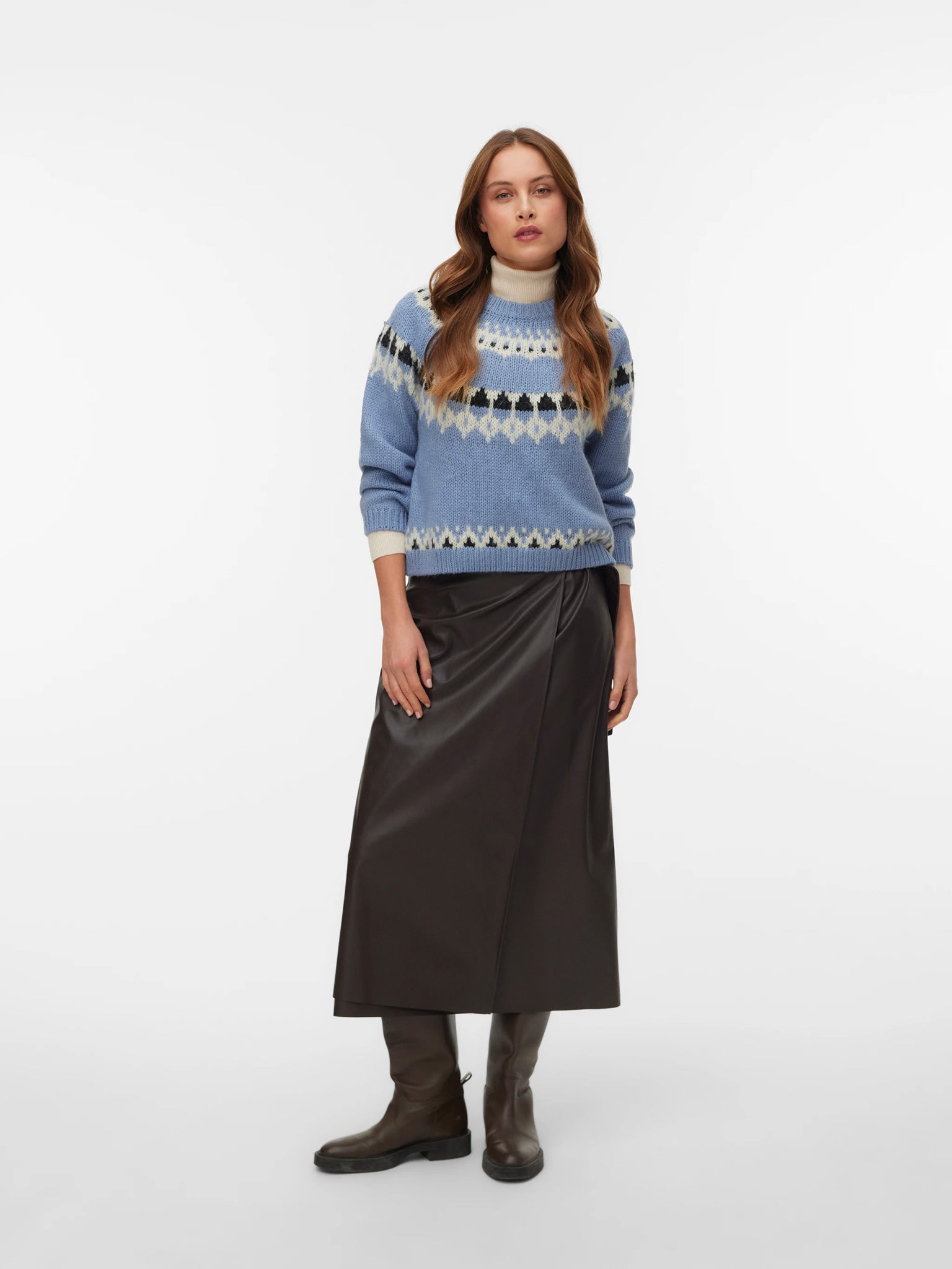 Γυναικεία μπλούζα πλεκτή AWTILLIE LS O-NECK KNIT 10334044 | 10334044