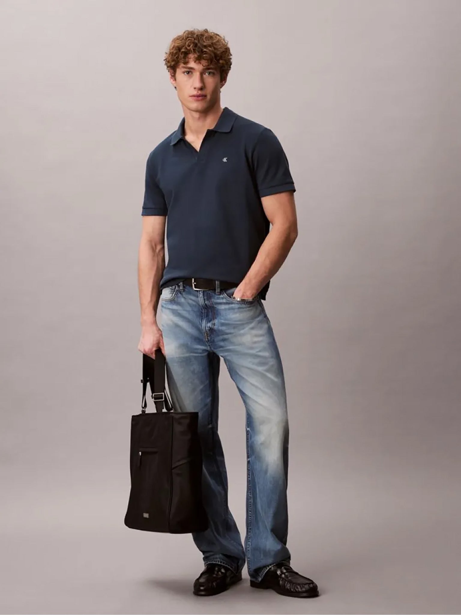 Ανδρικό polo SS OPEN COLLAR CASUAL PIQUE POLO LV04RF215GPQ6 | LV04RF215GPQ6