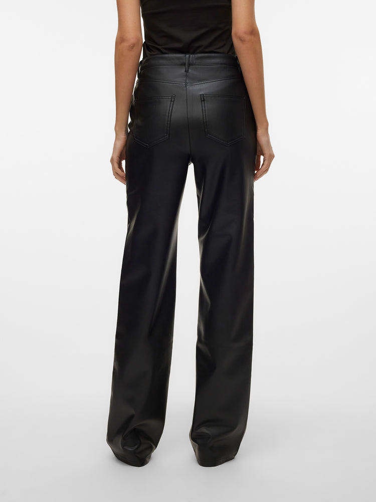 Γυναικείο παντελόνι δερματίνη VMTESSA HR WIDE PL PANTS NOOS 10310878 | 10310878