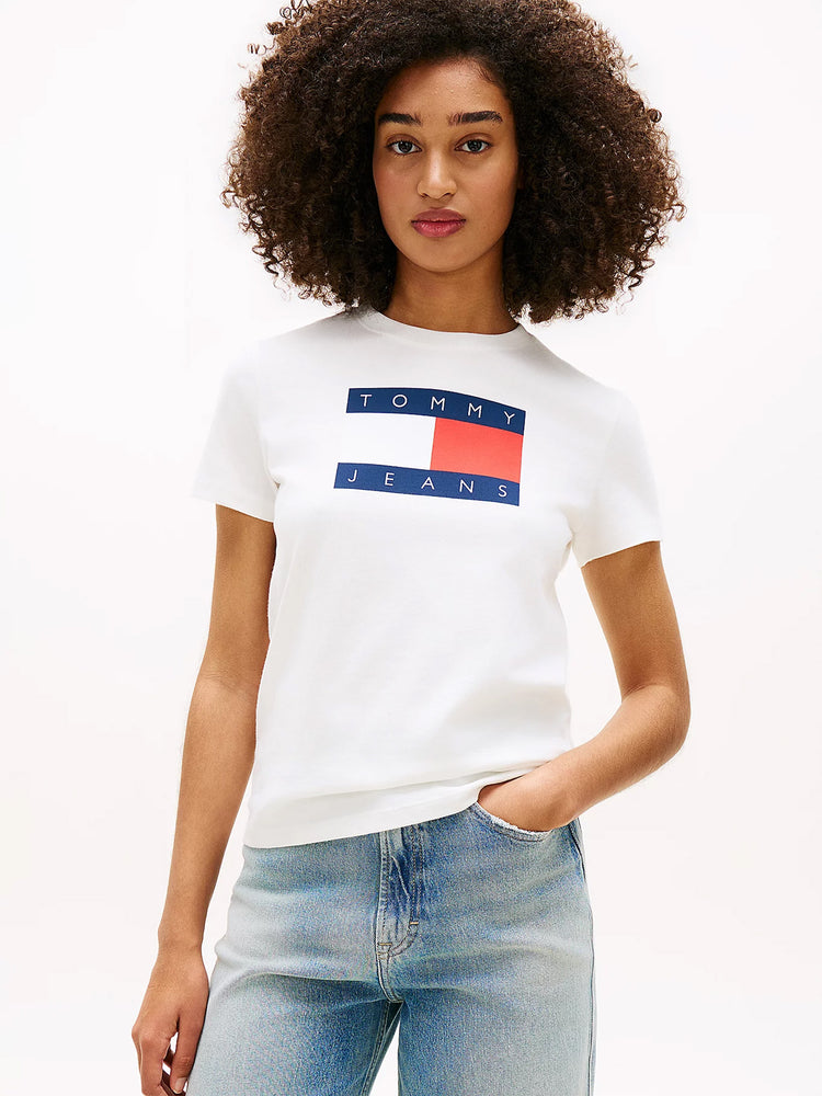 Γυναικείο t-shirt TJW REG TJ FLAG SS TEE DW0DW22562YBL | DW0DW22562YBL