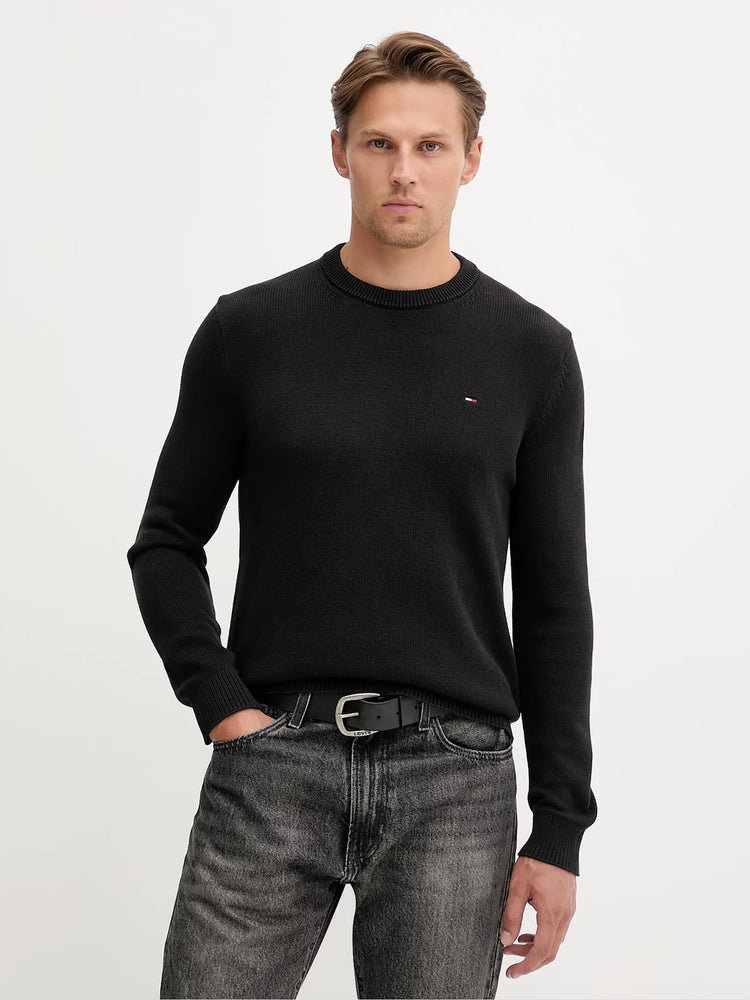 Ανδρική μπλούζα πλεκτή TJM SLIM ESS SWEATER EXT DM0DM21787BDS | DM0DM21787BDS