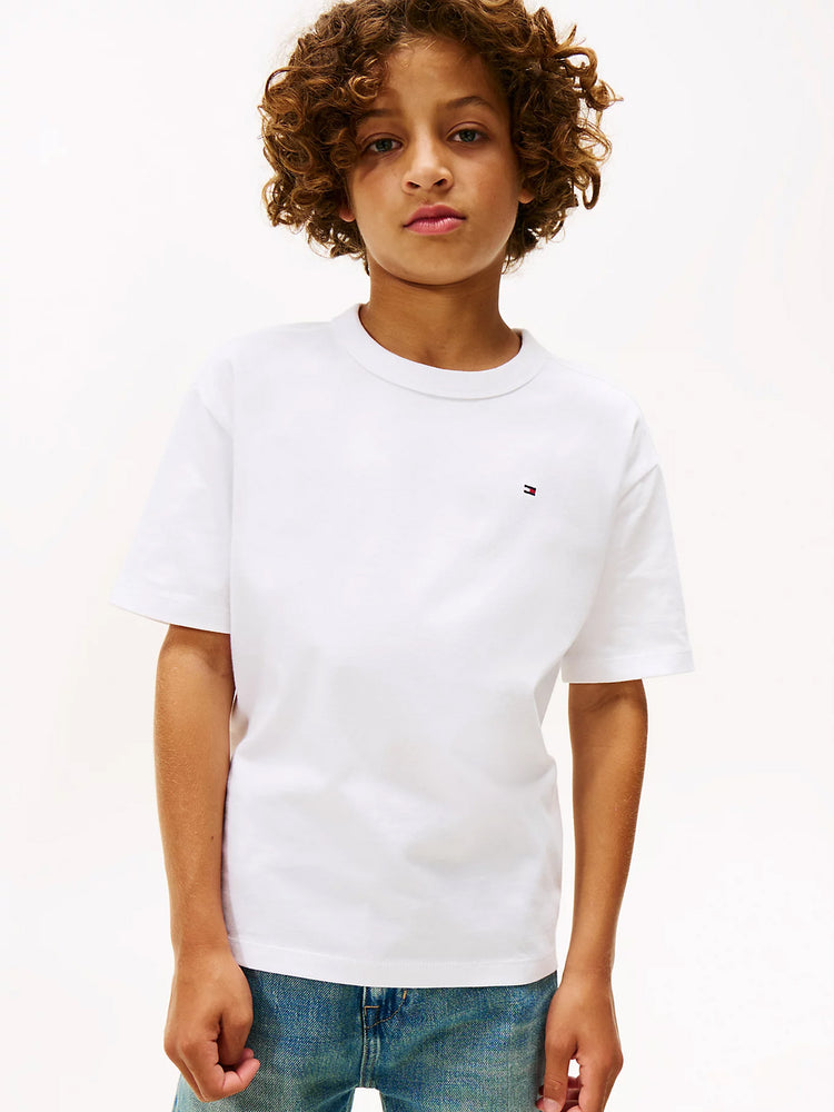 Παιδική μπλούζα CAMP TOMMY PRINT TEE SS KB0KB09938YBR | KB0KB09938YBR