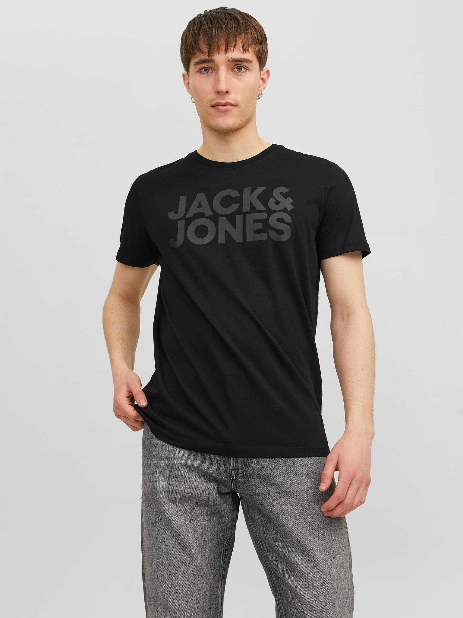 Ανδρικό t-shirt JJECORP LOGO TEE SS O-NECK NOOS 12151955 | 12151955