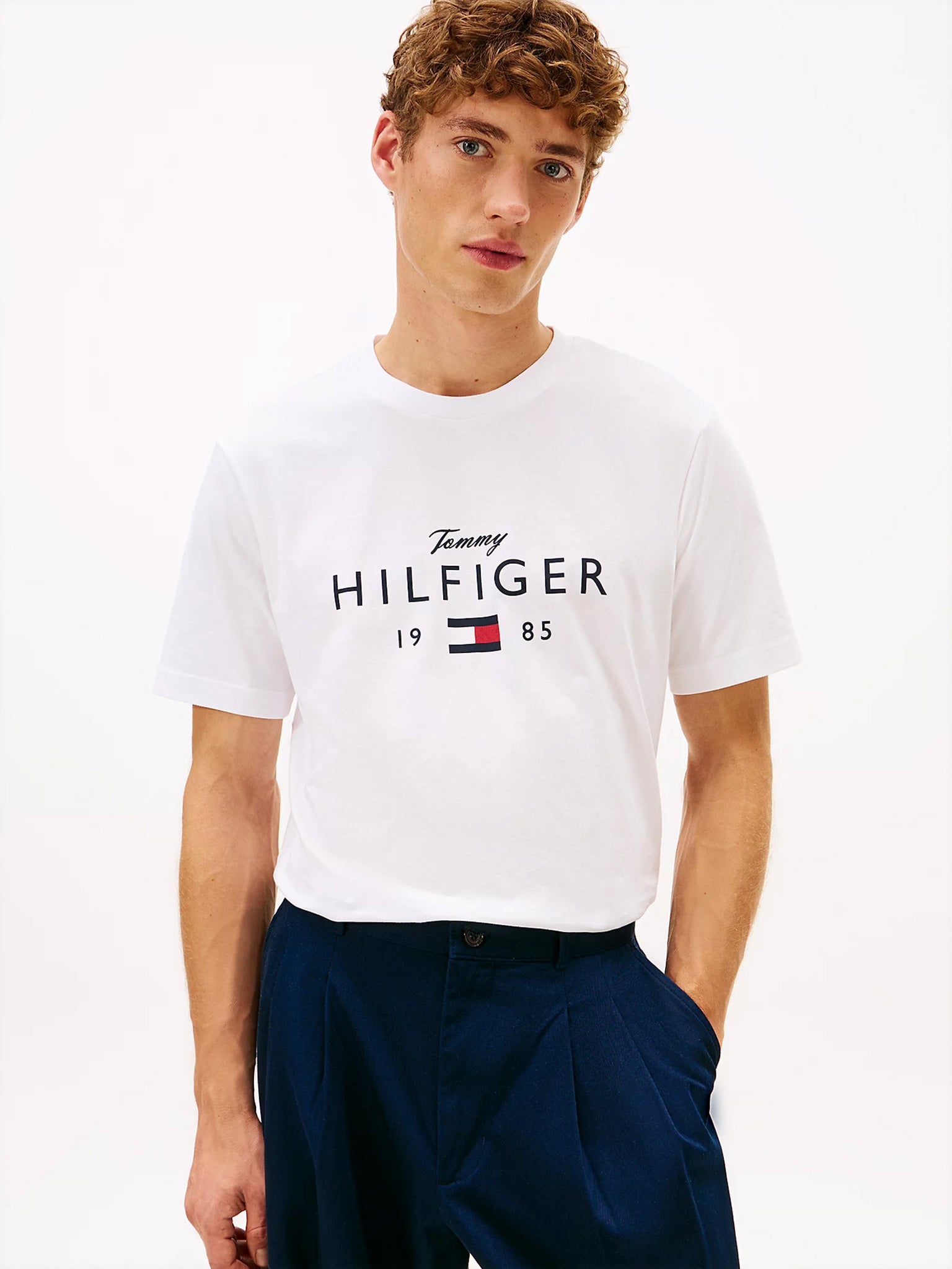 Ανδρικό t-shirt BRAND LOVE BIG HILFIGER TEE MW0MW41455YBR | MW0MW41455YBR