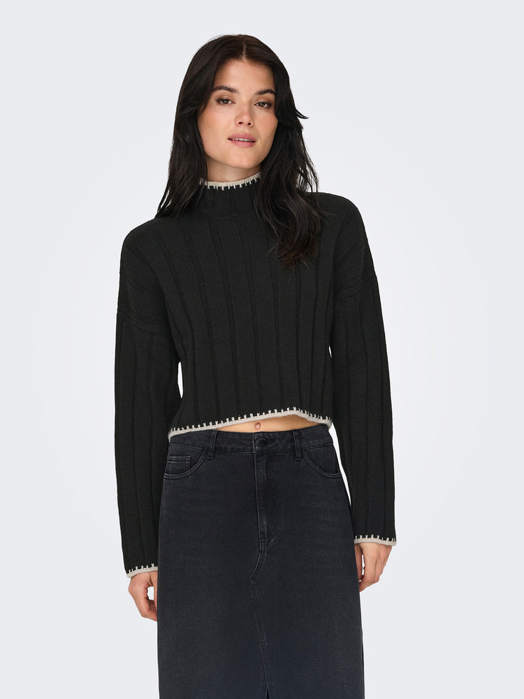 Γυναικεία μπλούζα πλεκτή ONLCHICK STITCH LS HIGHNECK KNT NOOS 15329963 | 15329963