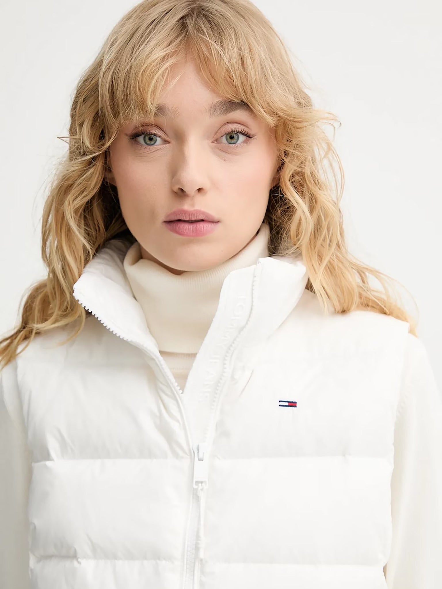 Γυναικείο γιλέκο puffer TJW SLIM ZIP PRINT DOWN VEST DW0DW21622YBL | DW0DW21622YBL